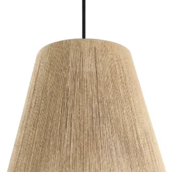 Eglo Alderney Pendant Ceiling Light - Black & Natural 9 Eglo Alderney Pendant Ceiling Light - Black & Natural -Cheap Deco Casa Store 14302952 1715038223258436