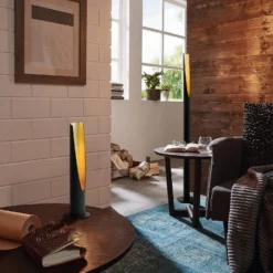 Eglo Barbotto Table Lamp - Black & Gold -Cheap Deco Casa Store 14302953 1645038223257275