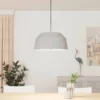 Eglo Contrisa Pendant Ceiling Light - Light Grey