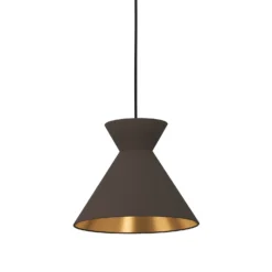 Eglo Nastasia 3 Lamp Pendant Diner Bar Light - Cappuccino & Brass -Cheap Deco Casa Store 14302968 4365038223846400