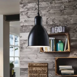 Eglo Priddy Pendant Ceiling Light - Black -Cheap Deco Casa Store 14302969 7195038223630241