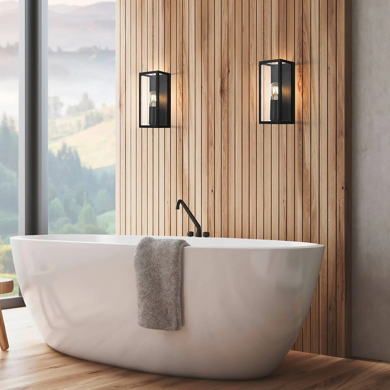 Eglo Amezola Bathroom Wall Light 3 Eglo Amezola Bathroom Wall Light - Image 3