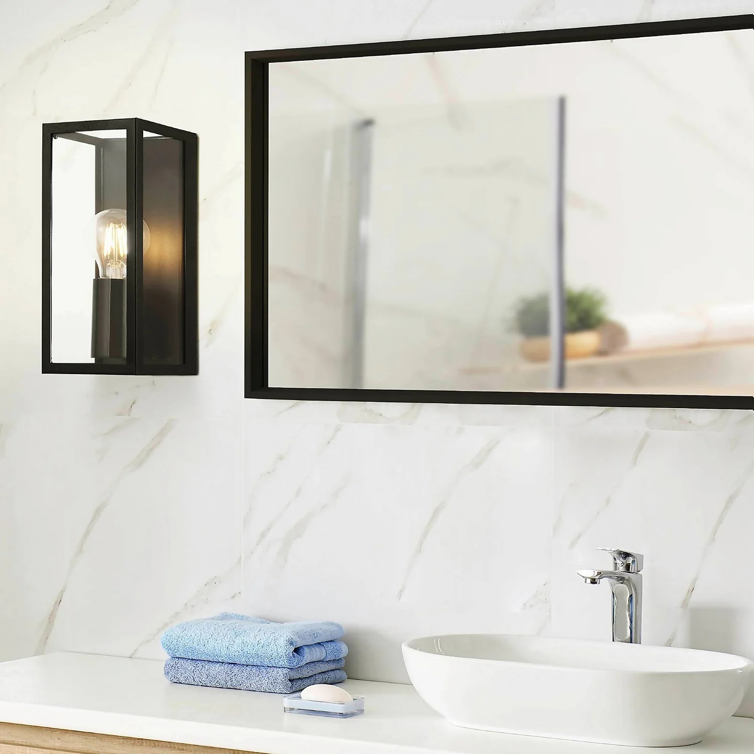 Eglo Amezola Bathroom Wall Light 1 Eglo Amezola Bathroom Wall Light