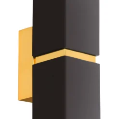 Eglo Passa Wall Light Square - Black & Gold -Cheap Deco Casa Store 14302975 6055038224096813