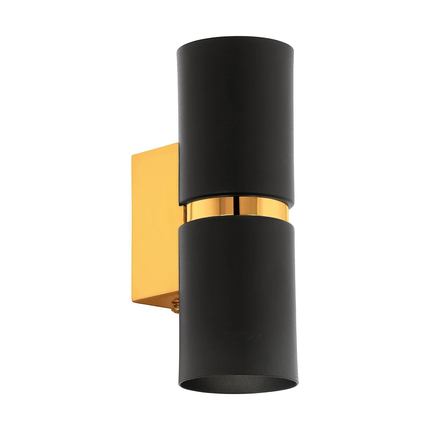 Eglo Passa Wall Light Round - Black & Gold 2 Eglo Passa Wall Light Round - Black & Gold - Image 2