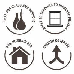 Rust-Oleum Frosted Glass Spray Paint White - 150ml 10 Rust-Oleum Frosted Glass Spray Paint White - 150ml -Cheap Deco Casa Store 14606465 2025053487415513