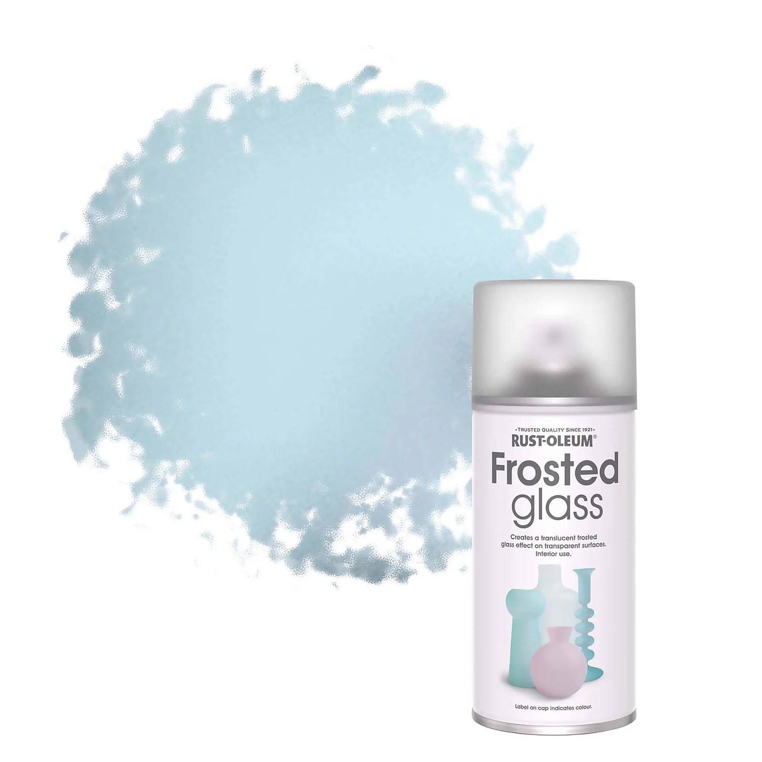 Rust-Oleum Frosted Glass Spray Paint Ocean - 150ml 1 Rust-Oleum Frosted Glass Spray Paint Ocean - 150ml