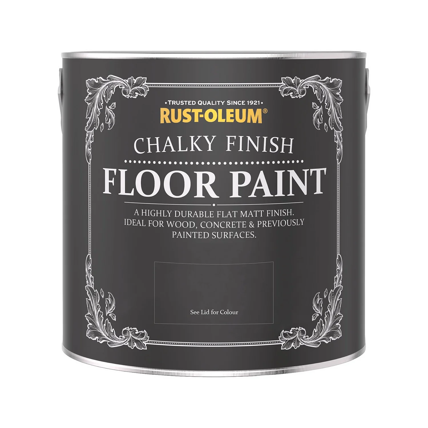 Rust-Oleum Chalky Floor Paint Antique White - 2.5L 3 Rust-Oleum Chalky Floor Paint Antique White - 2.5L - Image 3