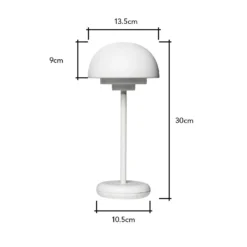 LED Rechargeable Table Lamp - White -Cheap Deco Casa Store 14844211 1635059930805592
